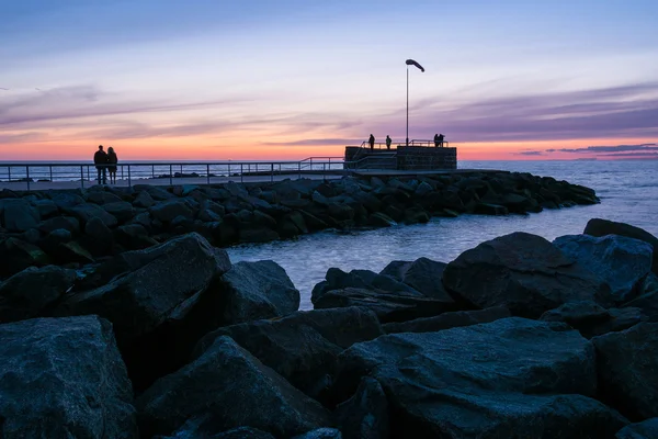 Крот в Warnemuende (Германия) ) — стоковое фото