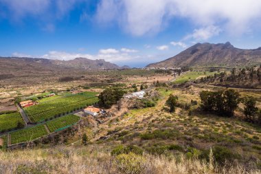 ada tenerife üzerinde manzara