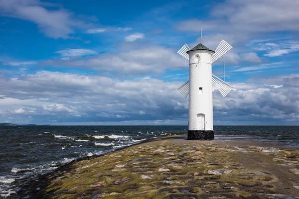 Mole in Swinemuende op het eiland Usedom — Stockfoto