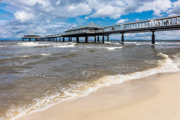 El muelle de Heringsdorf en la isla Usedom —  Fotos de Stock