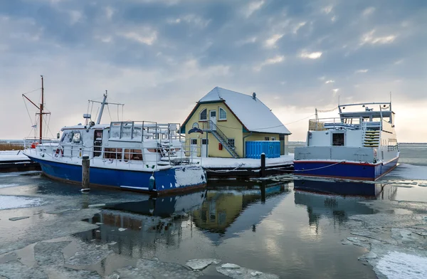 Porto di Born (Germania) in inverno — Foto Stock