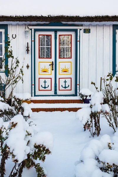 Building in Born (Germany) in winter — Stock Photo, Image