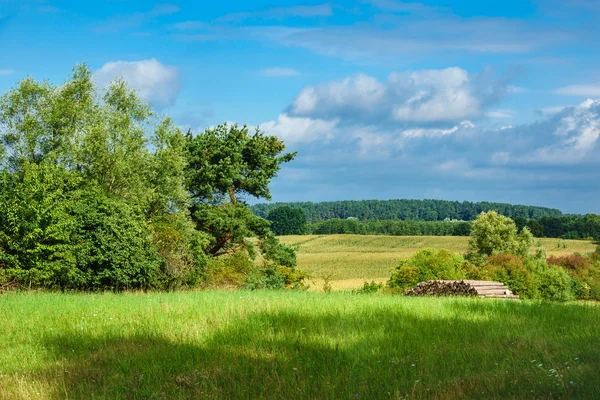 Landschaft an der Mecklenburger Seenplatte — Stockfoto