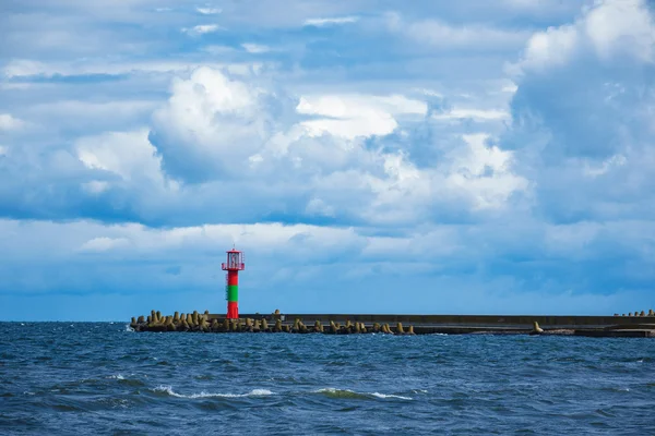 La taupe de Swinemuende sur l'île d'Usedom en Pologne — Photo