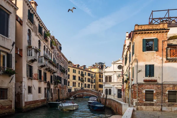 Исторические Здания Города Венеция Италия — стоковое фото