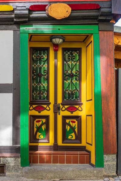 Historical Door City Wernigerode Germany — Stock Photo, Image