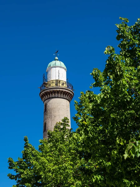 View Lighthouse Warnemuende Germany — Stock Photo, Image