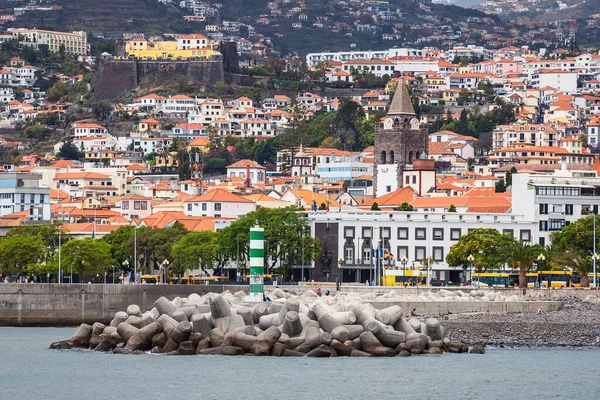 Widok Miasto Funchal Maderze Portugalia — Zdjęcie stockowe