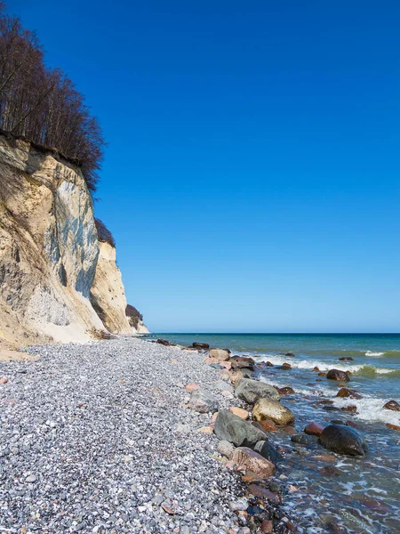 Krijtrotsen Aan Oostzeekust Het Eiland Ruegen Duitsland — Stockfoto