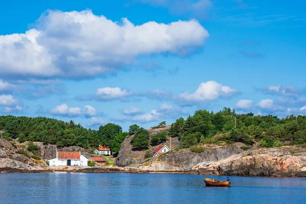 Vista Pueblo Brekkesto Noruega Fotos De Stock Sin Royalties Gratis