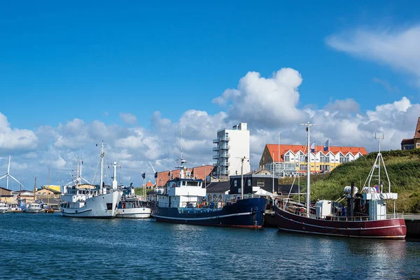 Utsikt Mot Hamnen Hirtshals Danmark — Stockfoto