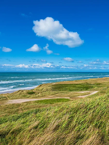 Duin Strand Bij Hirtshals Denemarken — Stockfoto