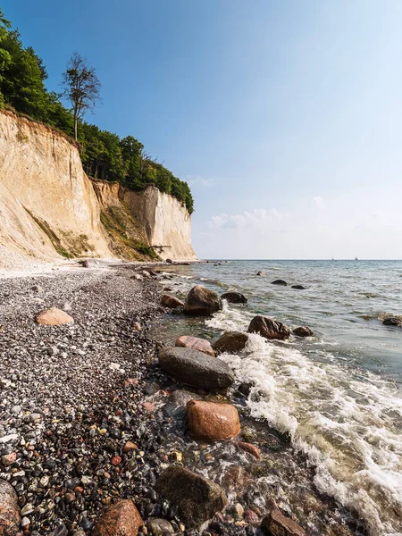 Chalk Cliffs Baltic Sea Coast Island Ruegen Germany — Stock Photo, Image