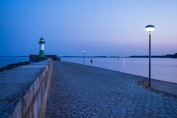 Farol Costa Mar Báltico Sassnitz Alemanha — Fotografia de Stock