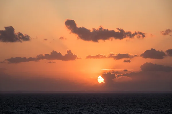 Zonsondergang aan de Oostzee — Stockfoto