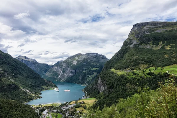 View to the Geirangerfjord — Stock Photo, Image