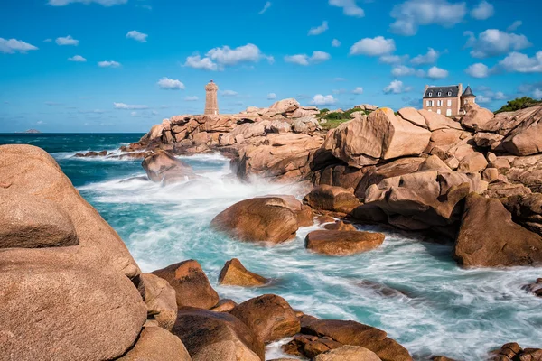Atlantic ocean coast in Brittany — Stock Photo, Image