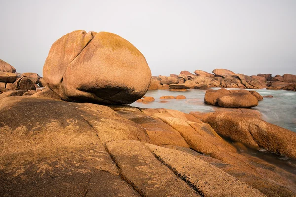 Atlantikküste in der Bretagne — Stockfoto