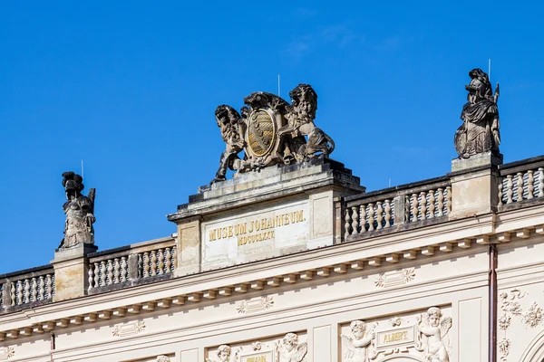 Tarihsel Dresden'de bina — Stok fotoğraf