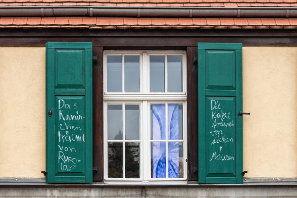 Window with shutter — Stock Photo, Image