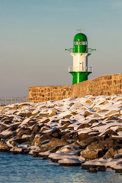 Toupeira em warnemuende — Fotografia de Stock