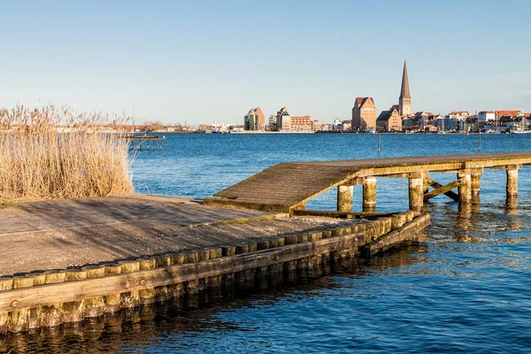 Vista para Rostock — Fotografia de Stock