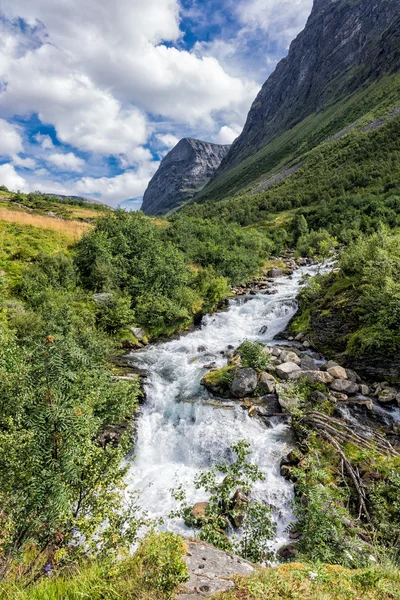 Vista sul Storseterfossen — Foto Stock