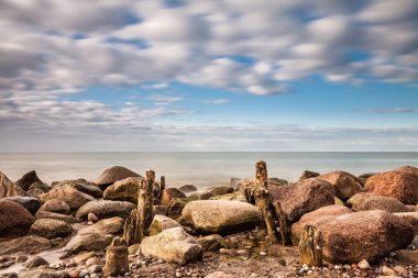 Baltık Denizi 'nde Groynes