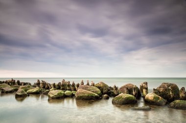 Baltık Denizi 'nde Groynes