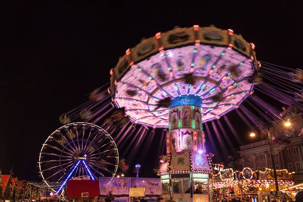 Julmarknad i Rostock — Stockfoto