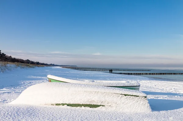 在 zingst 艘渔船 — 图库照片