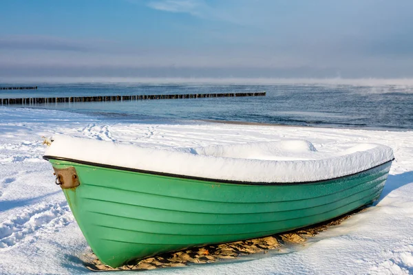 Połów Łódka w Zingst — Zdjęcie stockowe