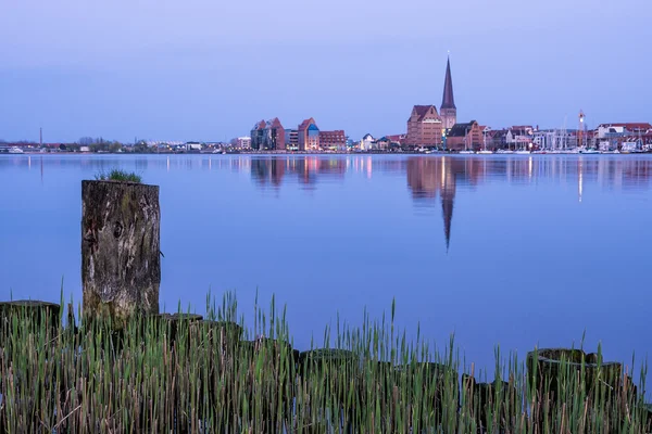 Vista a Rostock — Foto de Stock