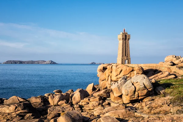 Costa del océano Atlántico en Bretaña Imagen de stock