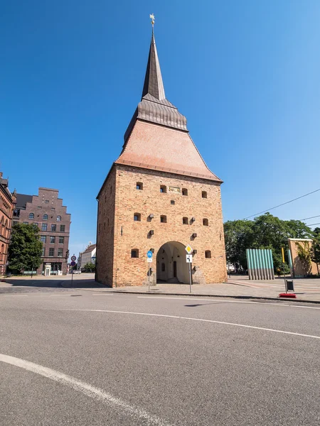 Historische gebouwen in Rostock — Stockfoto