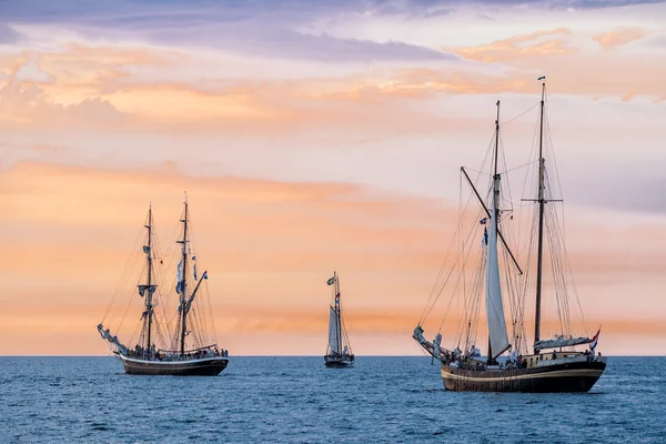 Sailing ships on the Baltic Sea — Stock Photo, Image