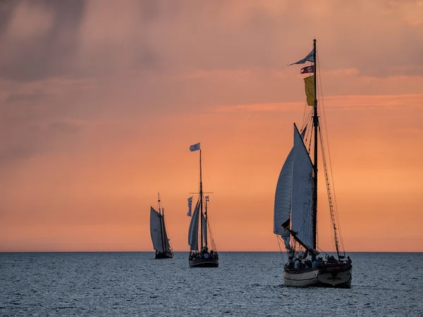 Barcos de vela en el Mar Báltico — Foto de Stock