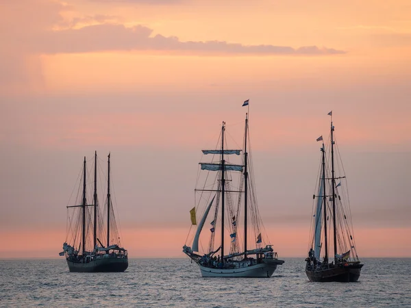 Barcos de vela en el Mar Báltico — Foto de Stock