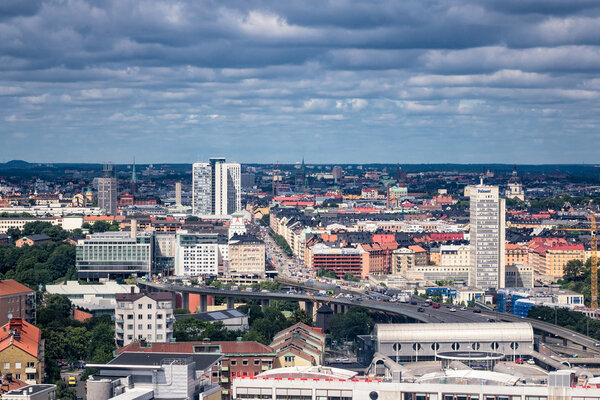 View to the capital of Sweden, Stockholm.