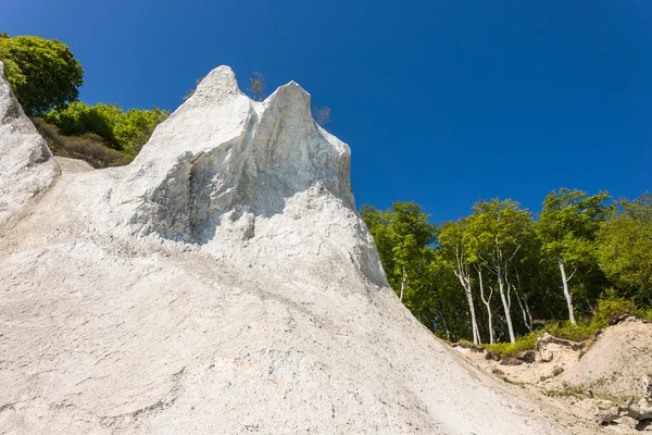 Chalk cliff on the island Ruegen — Stock Photo, Image