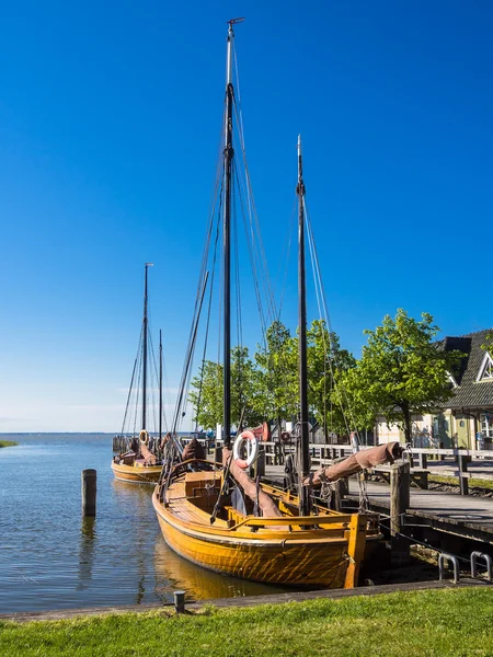 Zeilschepen in Ahrenshoop — Stockfoto