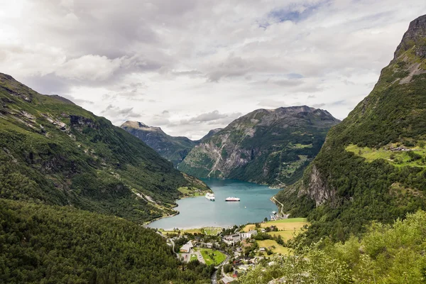 View to the Geirangerfjord — Stock Photo, Image