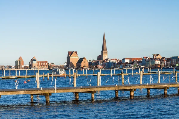 Vista a Rostock — Foto de Stock