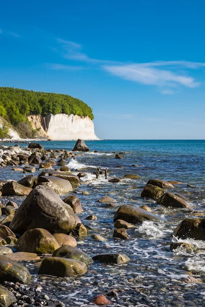 Chalk cliff on the island Ruegen — Stock Photo, Image