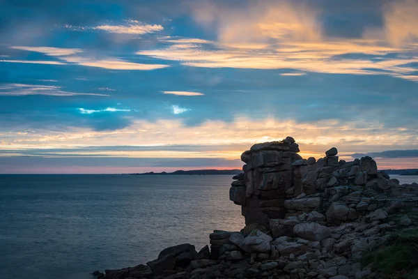 Atlantikküste in der Bretagne — Stockfoto