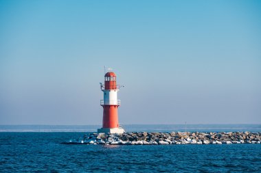 Warnemuende Mole kışın