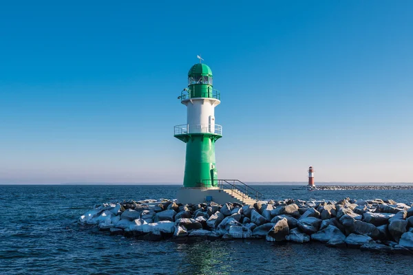 Télen a Warnemuende vakond — Stock Fotó