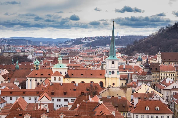 Visa till Prag — Stockfoto