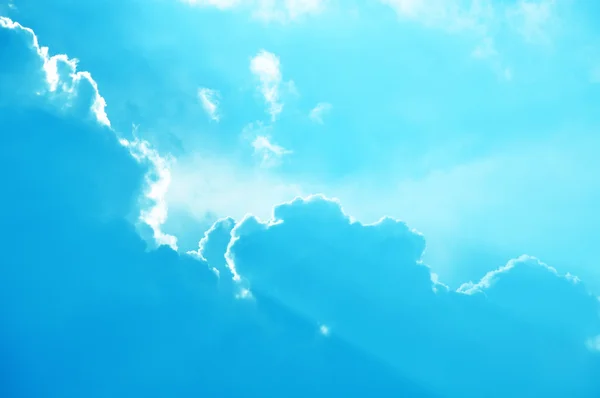 Vita kanten av moln — Stockfoto