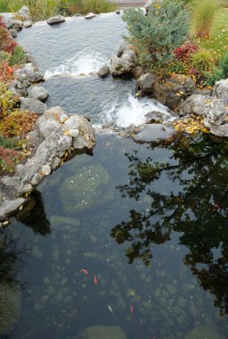 örnek akışı ile peyzaj